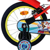 Paw patrol kinderfiets - jongens - 16 inch - rood - twee handremmen
