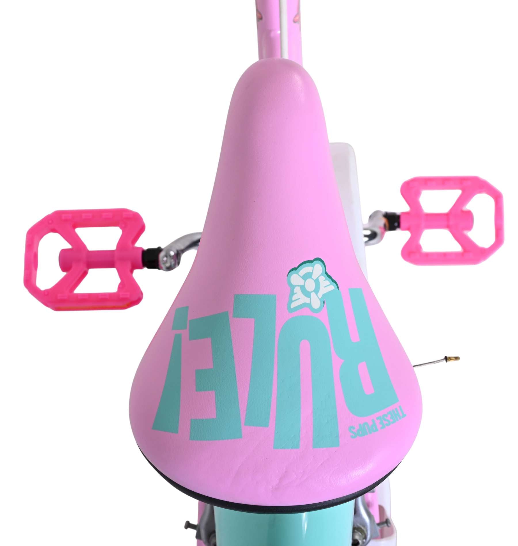 Paw patrol kinderfiets - meisjes - 16 inch - roze - twee handremmen