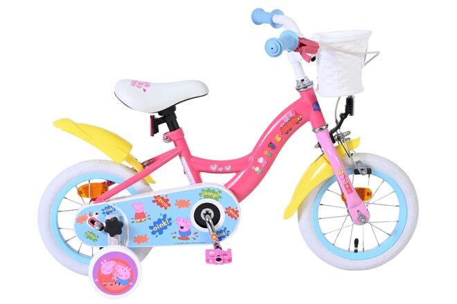 Volare peppa kinderfiets - meisjes - 12 inch - roze
