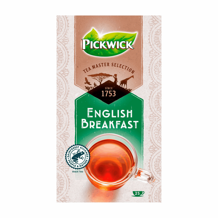 Pickwick tea master selection english breakfast (4x25 stuks)