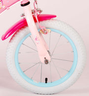 Disney Princess Kinderfiets Meisjes 14 inch Roze Twee Handremmen - afbeelding 5