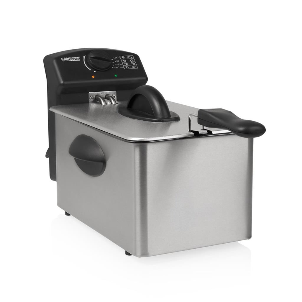 Princess 182642 friteuse frituurpan (roestvrij staal, 4,0 liter)