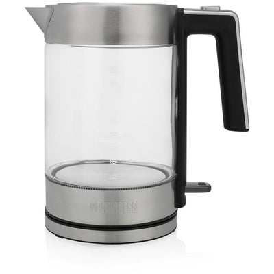 Princess 236041 glass kettle london waterkoker (roestvrij staal transparant, 1,7 l)