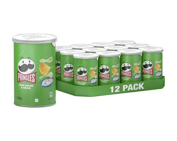 Pringles sour cream onion (12x 70gr)