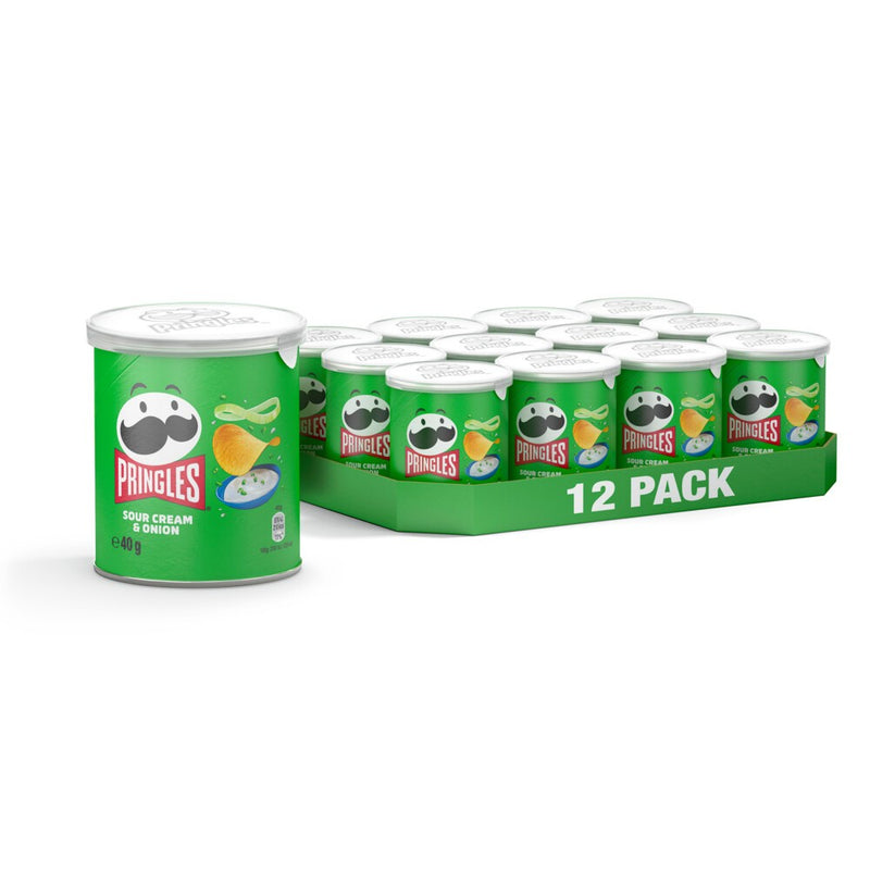 Pringles sour cream onion (12x 40gr)