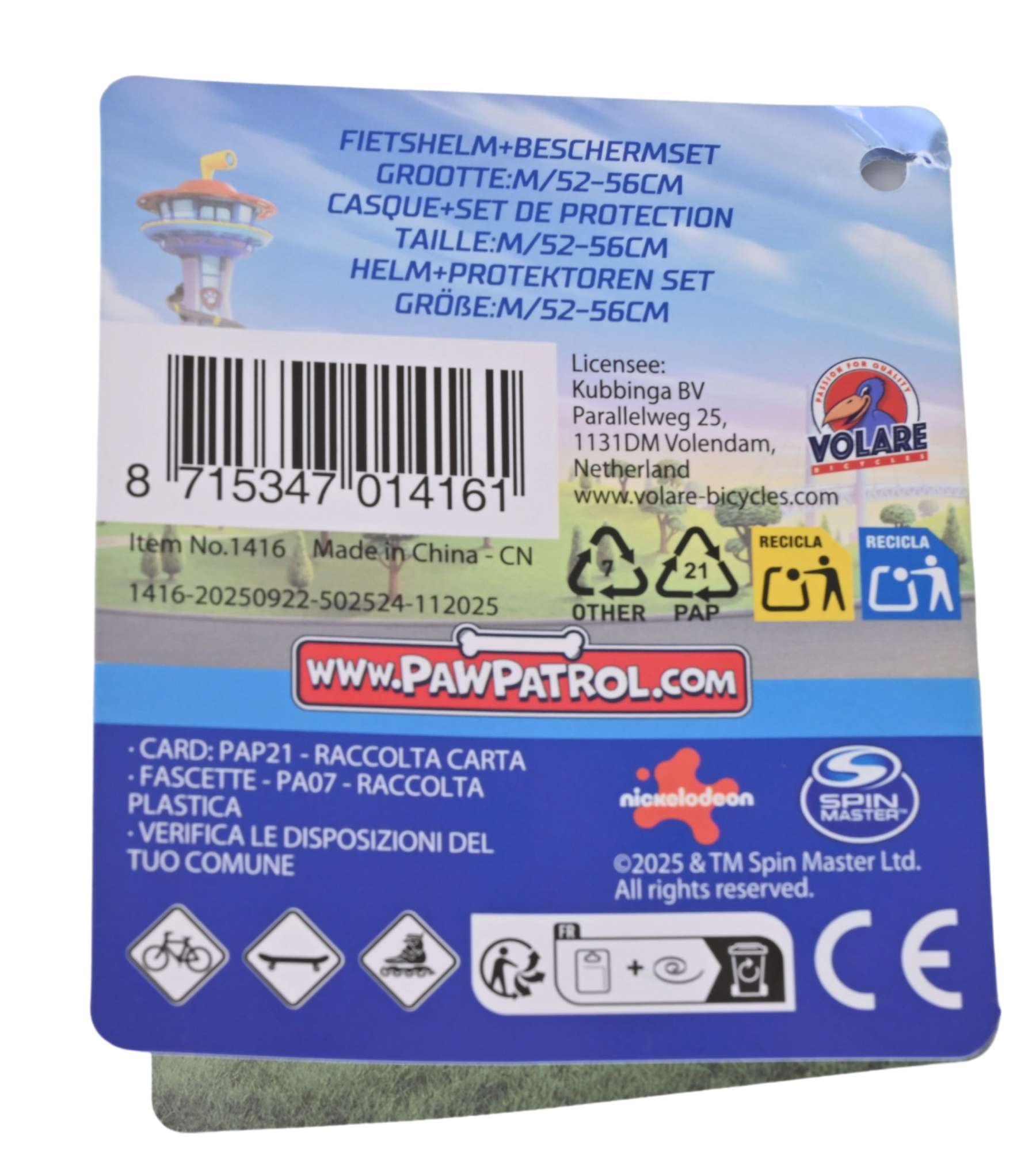 Paw patrol protectionset