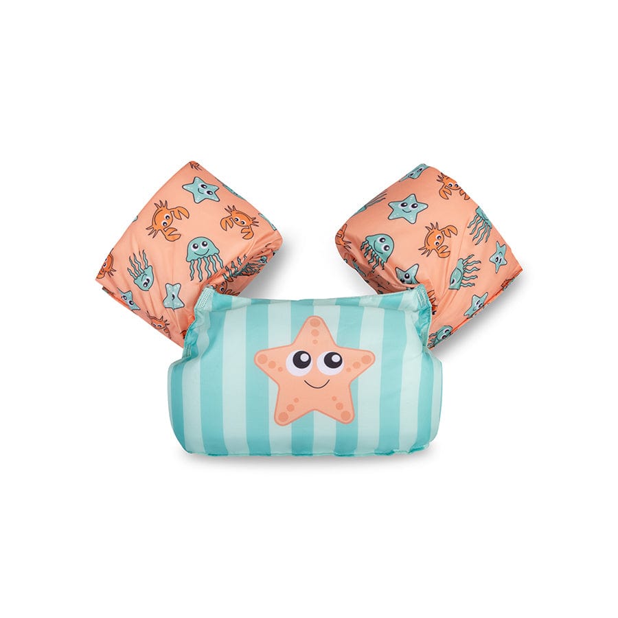 Animal bands | groen roze puddle jumper 2-6 jaar