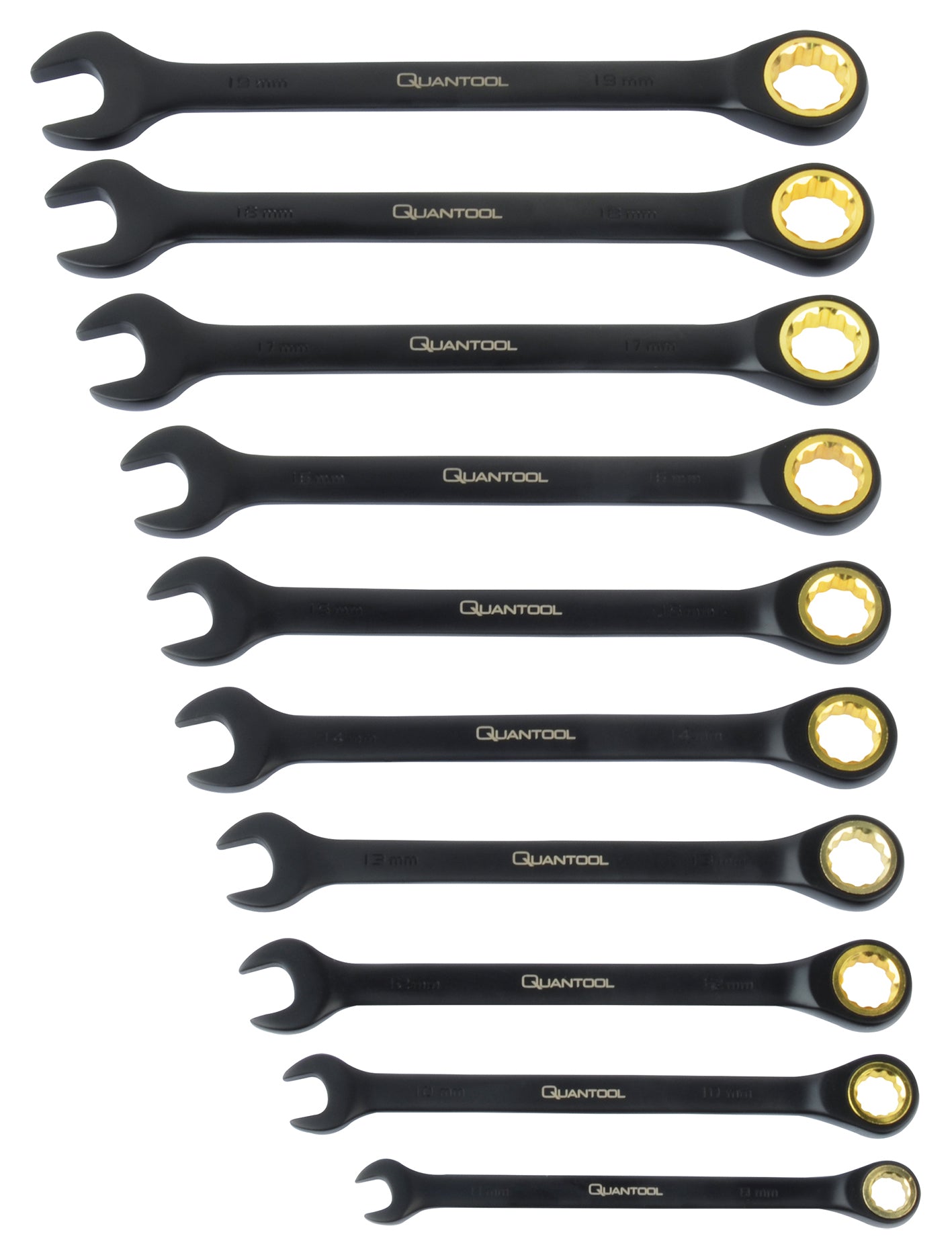 Brüder mannesmann quantool steek-ringratelsleutelset 10 dlg - q25210
