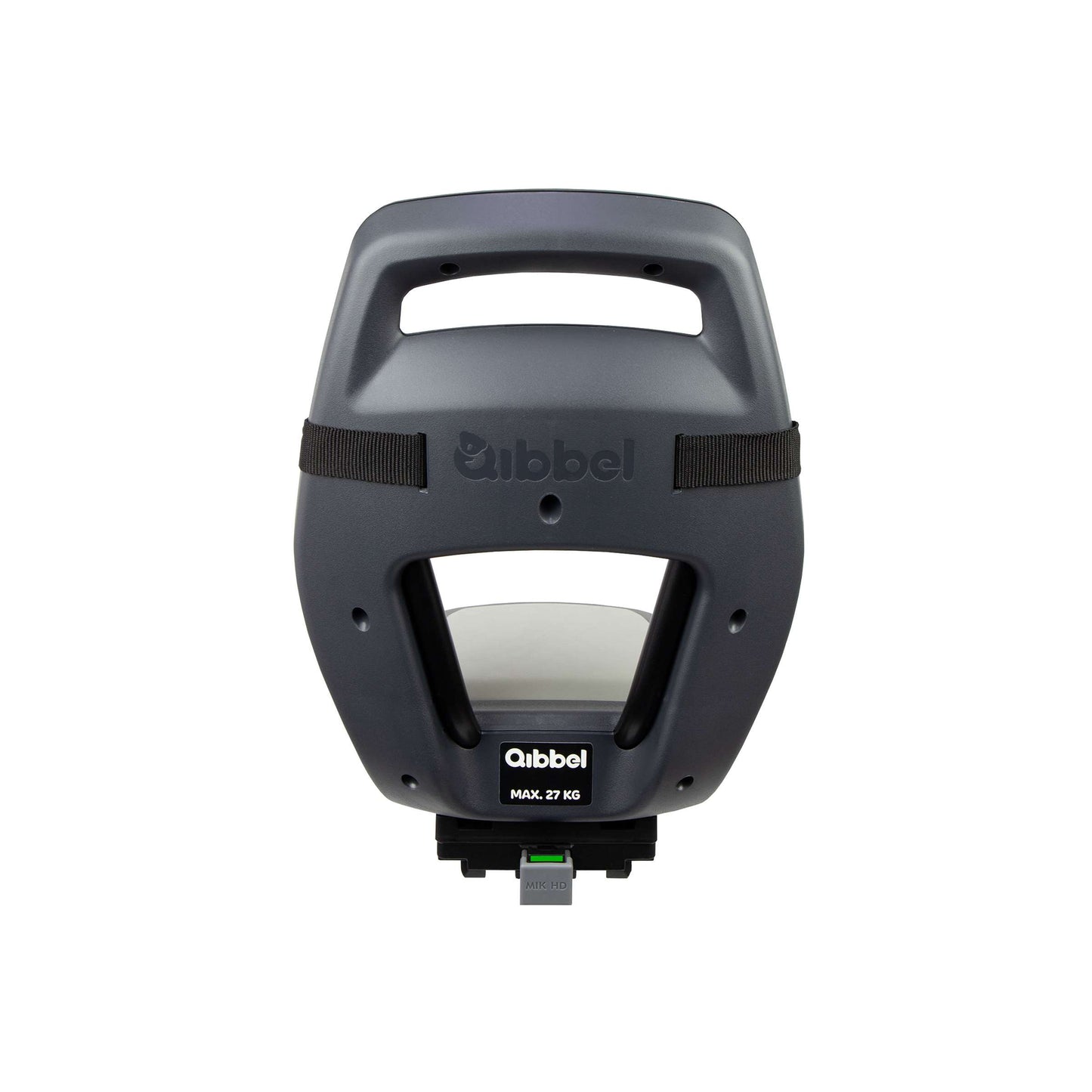 Qibbel achterzitje junior 6+ mik-hd bagagedrager grijs