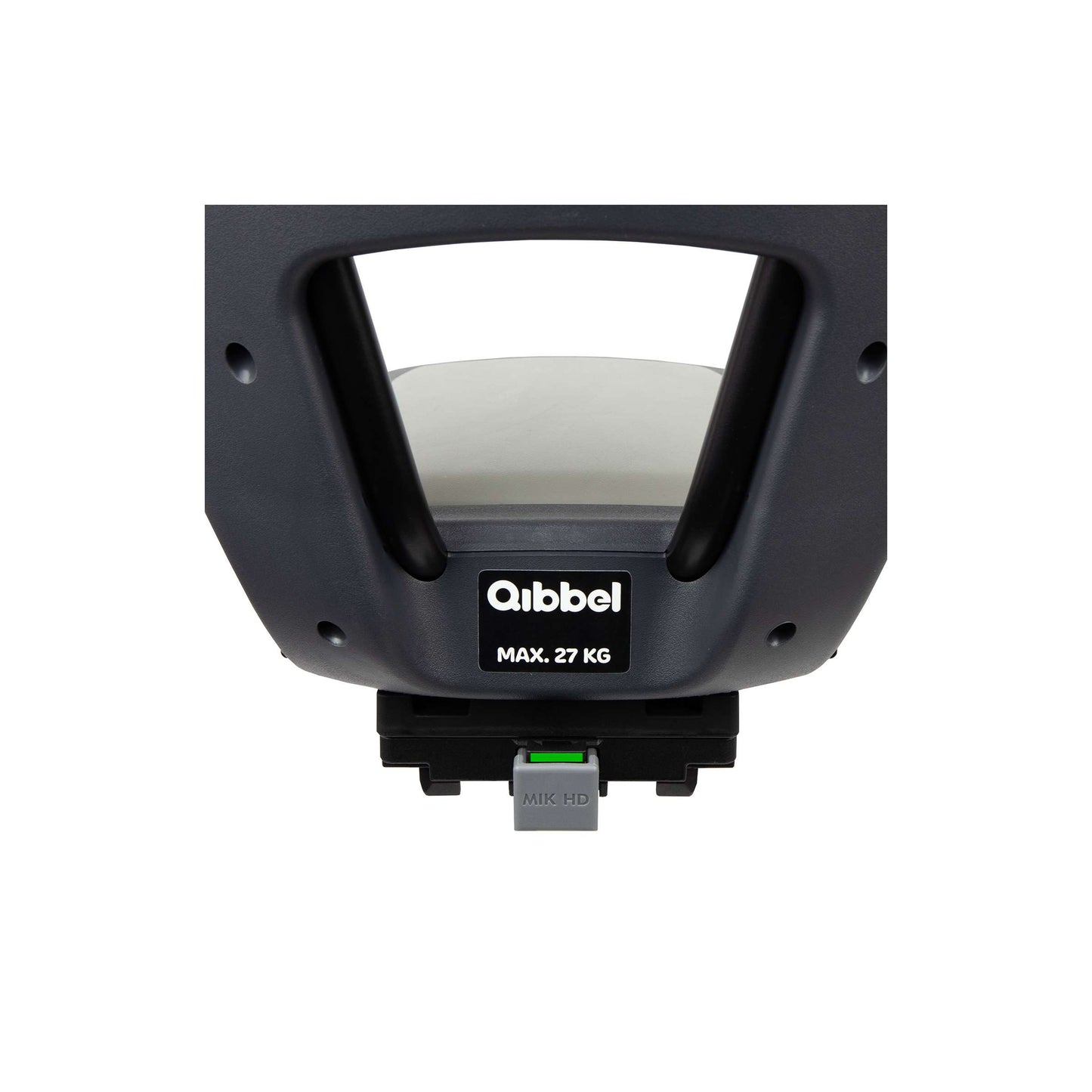 Qibbel achterzitje junior 6+ mik-hd bagagedrager grijs