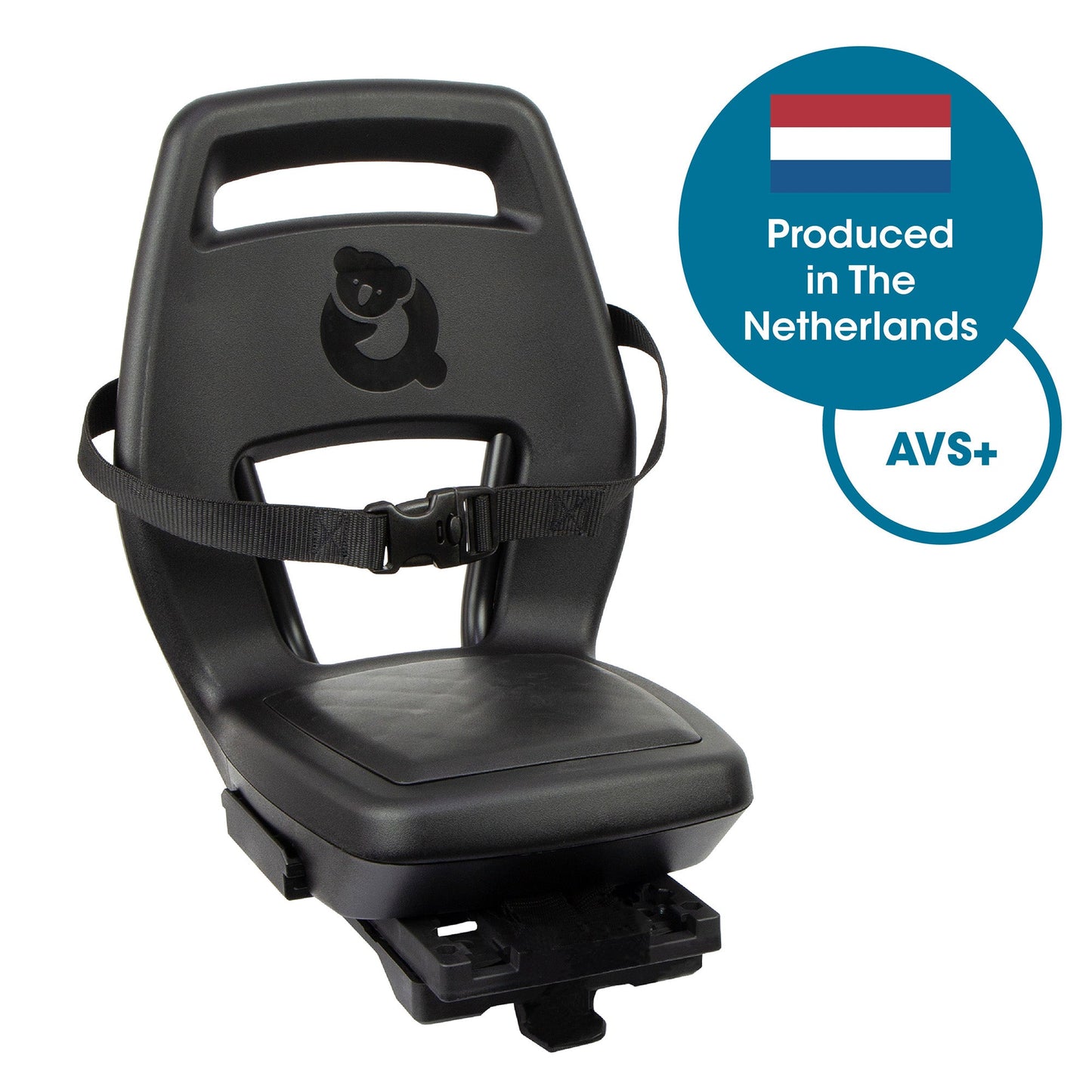 Widek b.v. qibbel achterzitje junior 6+ avs+ zwart
