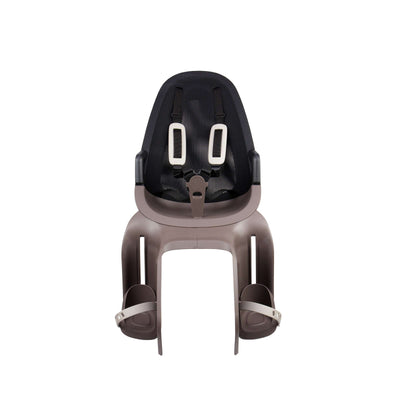 Qibbel achterzitje air bagagedrager zwart lichtbruin