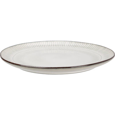 Excellent houseware bord aardewerk gres dia 27cm doos a 6 stuks