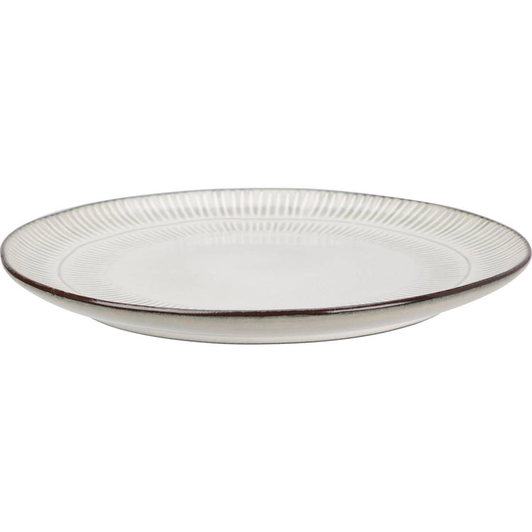Excellent houseware bord aardewerk gres dia 27cm doos a 6 stuks