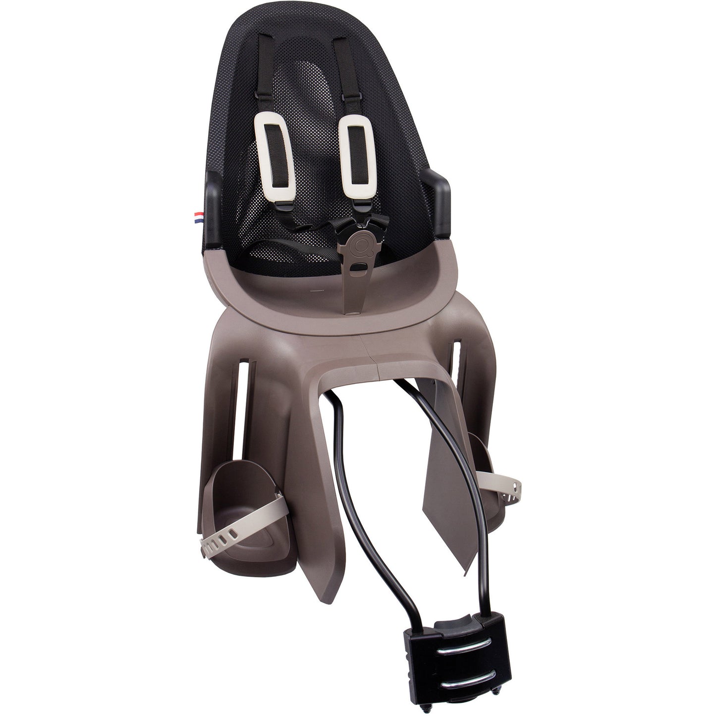 Qibbel achterzitje air frame zwart lichtbruin