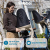 Qibbel achterzitje air mik-hd bagagedrager zwart
