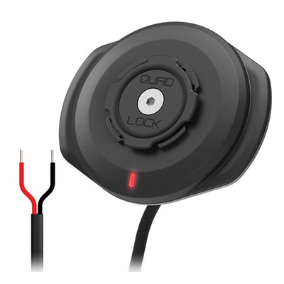 Quad lock weatherproof wireless charging head - motorcycle - 12v 24v