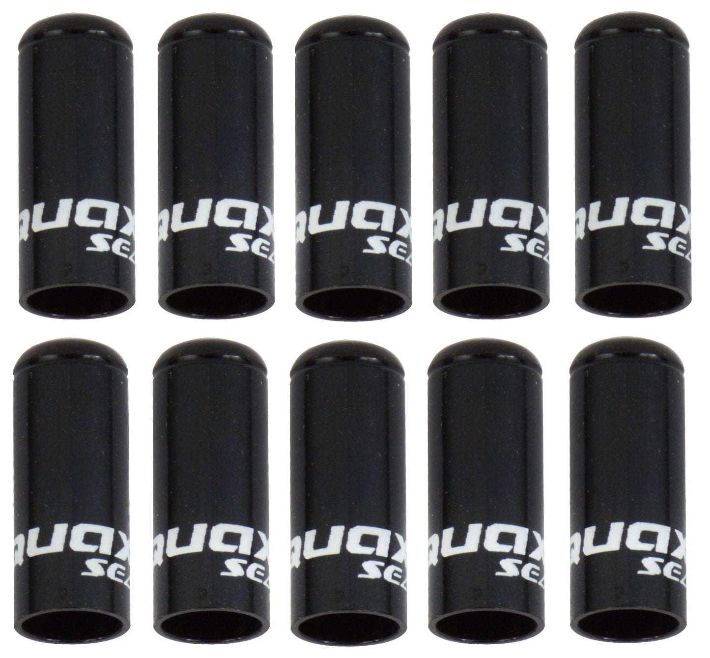 Quaxar aluminium end caps sealed 5 mm for outer brake cover (10 pieces) | rot
