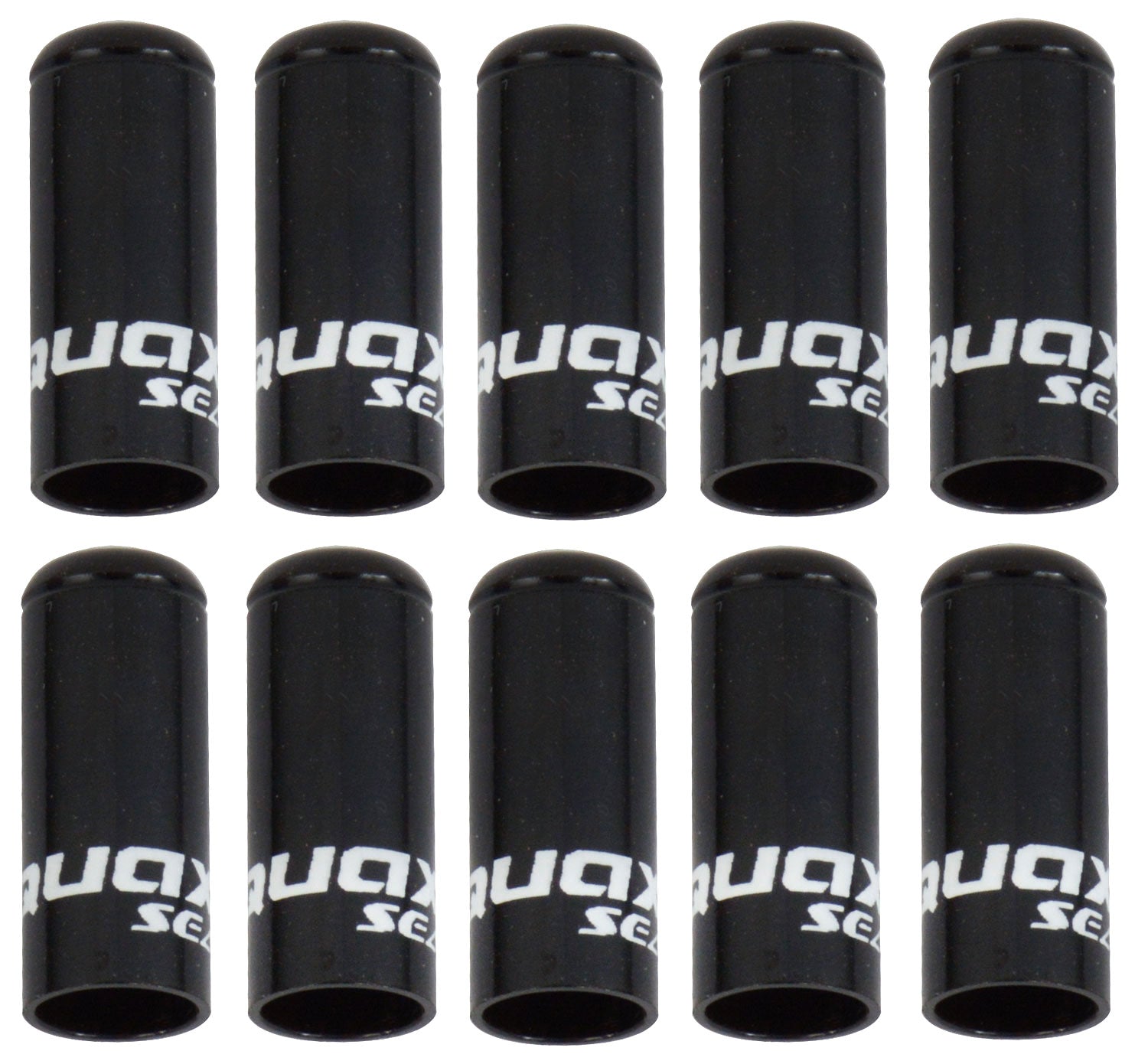 Quaxar aluminium end caps sealed 5 mm for outer brake cover (10 pieces) | rot