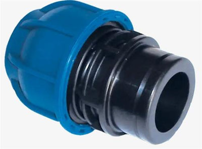 Alusic koppeling ø63mm - 2 binnendraad