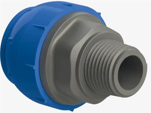 Alusic koppeling ø28mm - 3 4 buitendraad