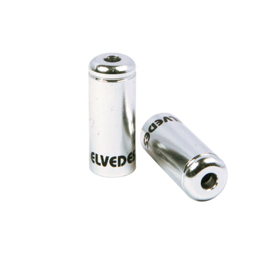 Elvedes gesealede ferrules 5,0mm zilver (50)