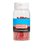 Elvedes antirafeldopjes 2,3mm rood (500x) alum. elv2012015 - afbeelding 1