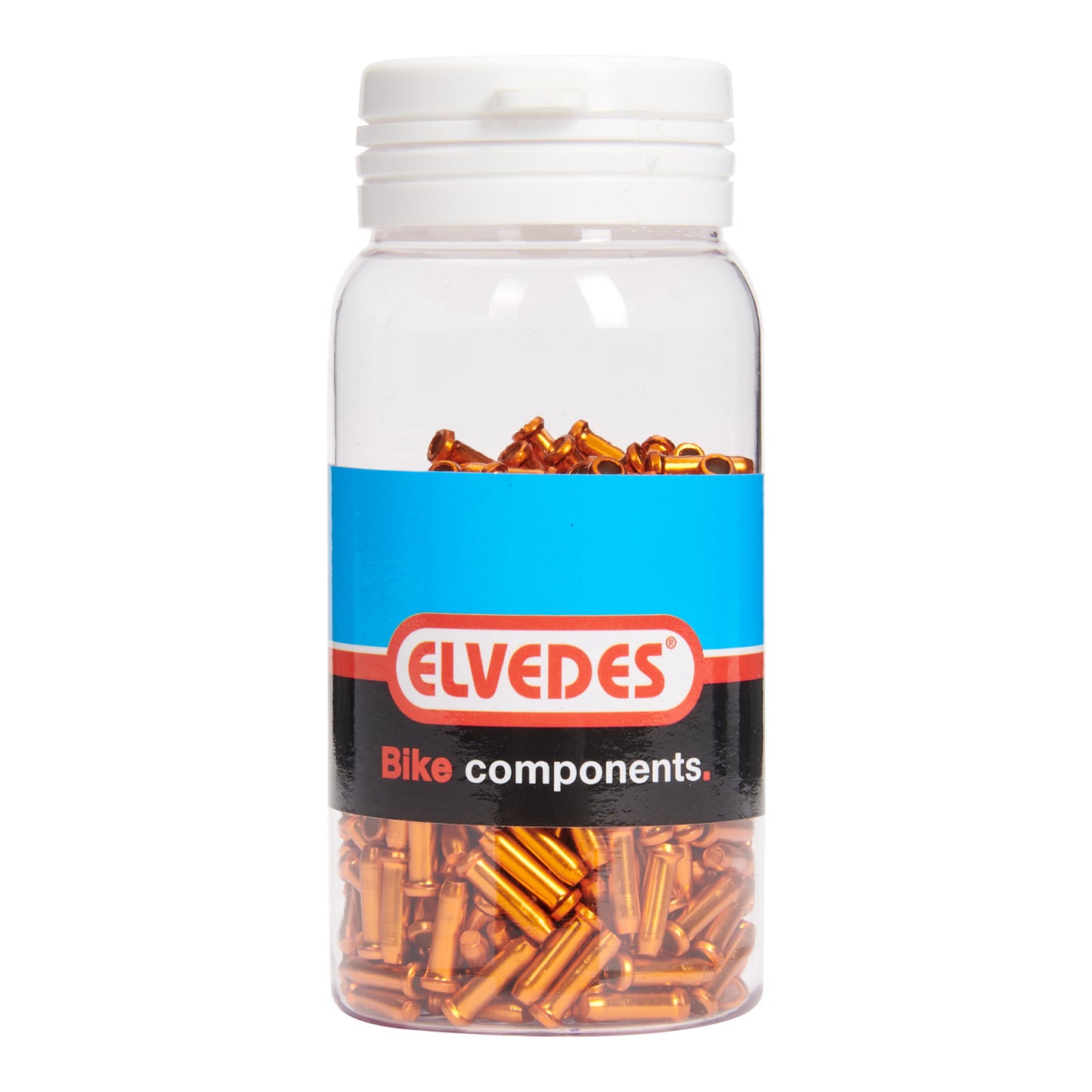 Elvedes antirafeldopjes 2,3mm oranje (500x) aluminium