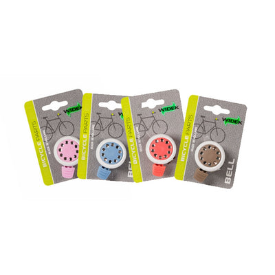 Widek bel bling-bling op kaart wit en pastelkleur assorti