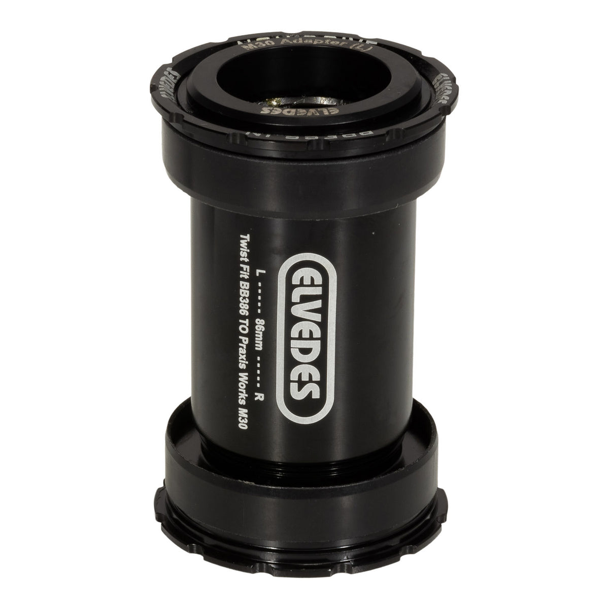 Twist fit trapas Elvedes voor BB386 Praxis road MTB 46 x 86 mm