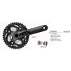 Sturmey-archer europa n.v. sunrace crankstel fcms50 10v 40 30 22 175mm +bb-set