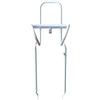 Steco smooth voordrager 25cm kroonboutmontage wit