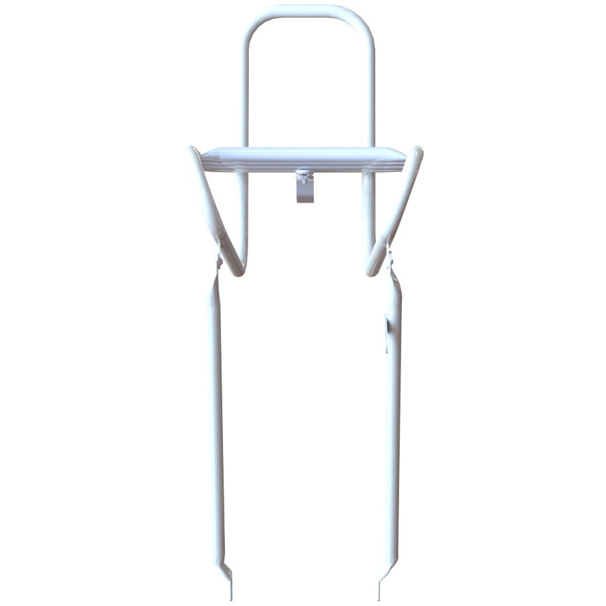 Steco smooth voordrager 25cm kroonboutmontage wit