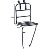 Voordrager Steco matzwart 30x30cm - afbeelding 2