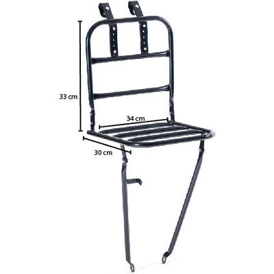 voordrager Transport 30 x 30 cm zwart