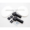 Protectiekit en voetrusten Guppy Junior - wit