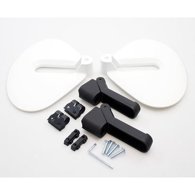 Protectiekit en voetrusten Guppy Junior - wit