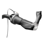 Ergotec handvatpaar mf2 kraton aluminium 130 + 87 mm - zwart - afbeelding 3