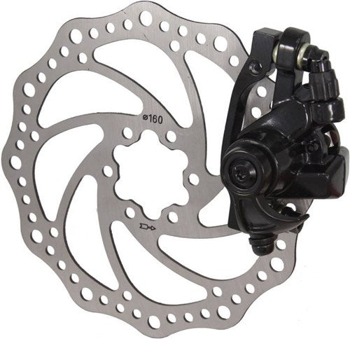 mechanische schijfremset DM33 160 mm voor + achter