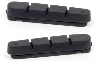 Road vervangings remschoenen Elvedes 55 mm voor Shimano cartridge V-brake (op kaart)