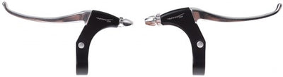 Saccon stel remgrepen v gripshift l+r zwart alu