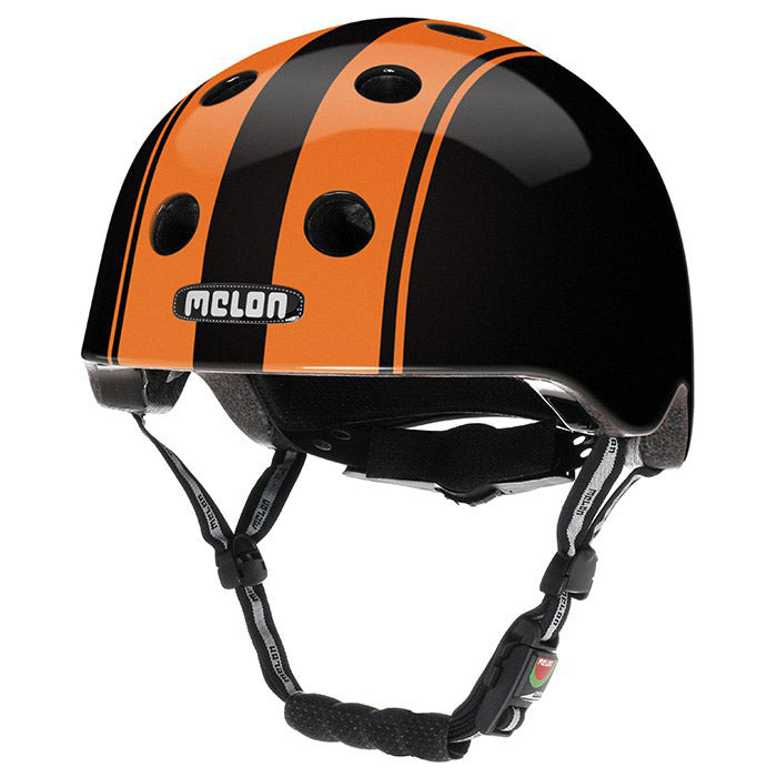 Melon Helm Urban Active Double Orange Black glossy M-L