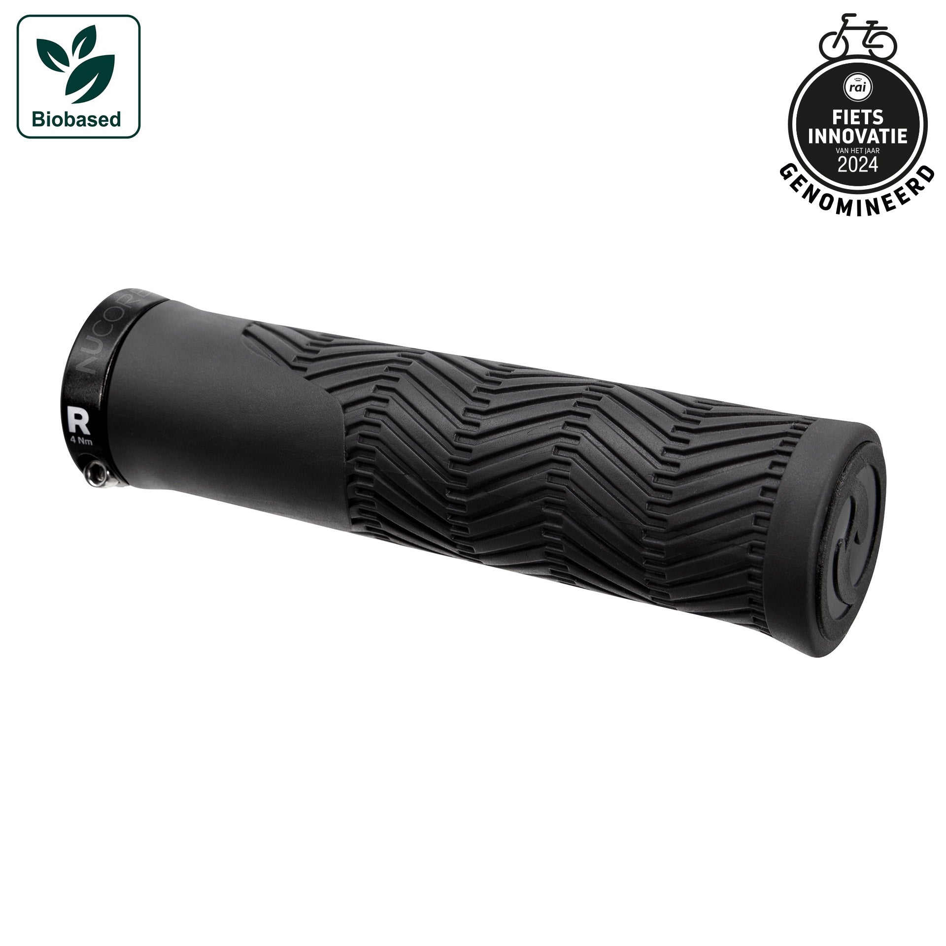 Herrmans handvatset nucore trail wave 130 130mm zwart