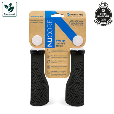 Herrmans handvatset nucore tour wave 130 130mm zwart