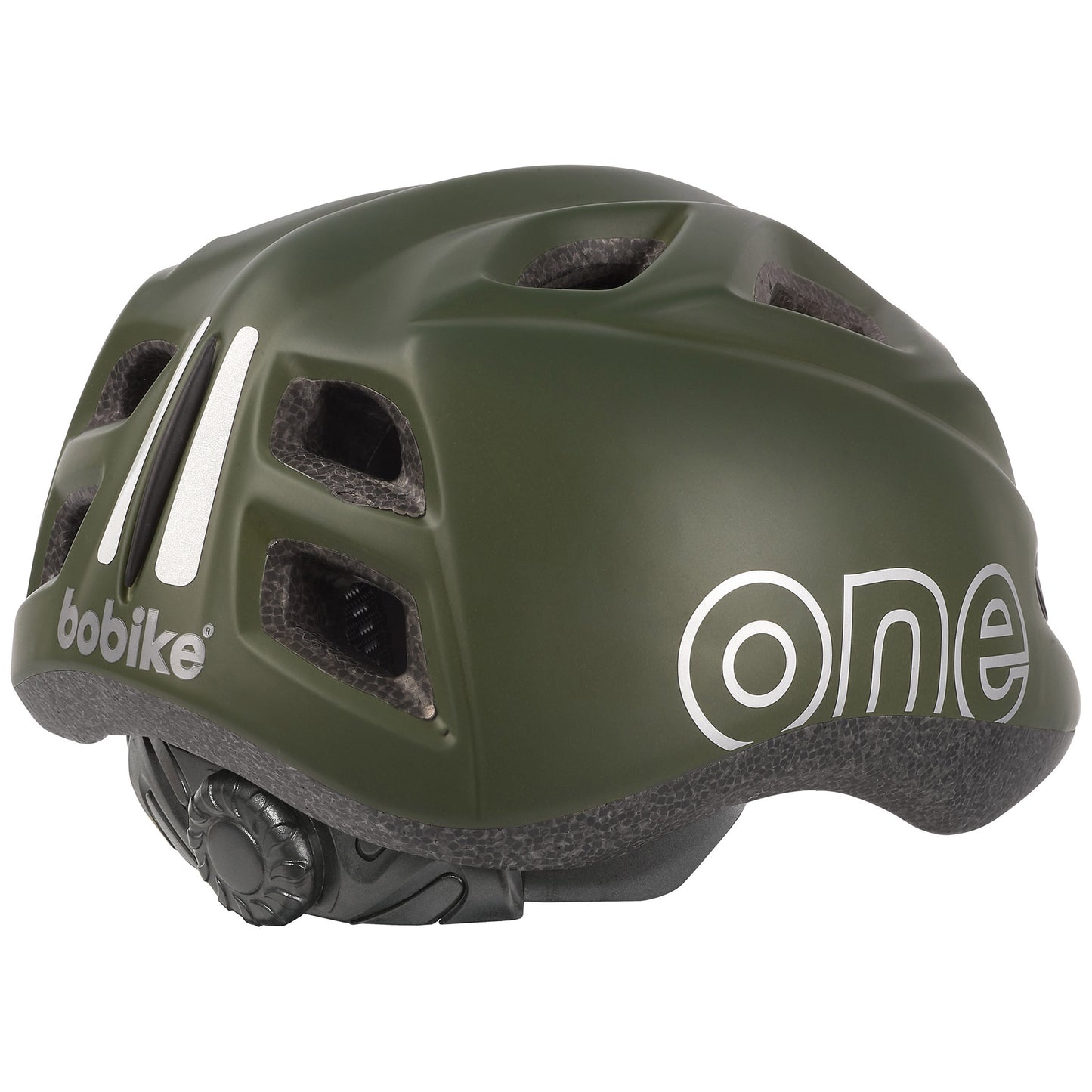 Kinder helm xs 46-53cm bobike one plus olive Groen