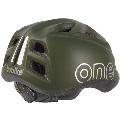 Kinder helm xs 46-53cm bobike one plus olive Groen