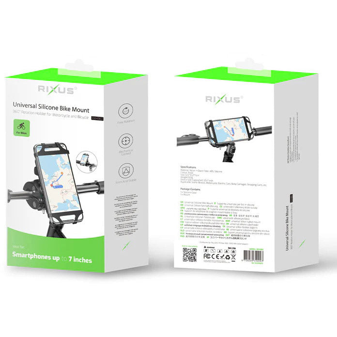 Olympic sportswear rixus telefoonhouder rxhb61 3,5-7 siliconen zwart