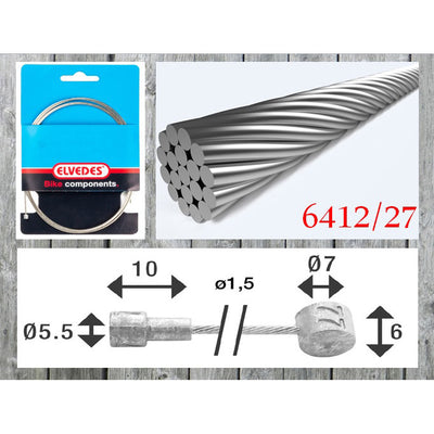 Gaskabel Binnen Elvedes Universeel 4T (2009004)