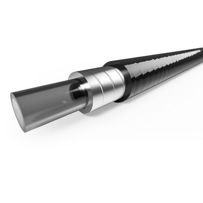 Rem buitenkabel Elvedes met voering ø5,0mm 10 meter - zwart (rol)