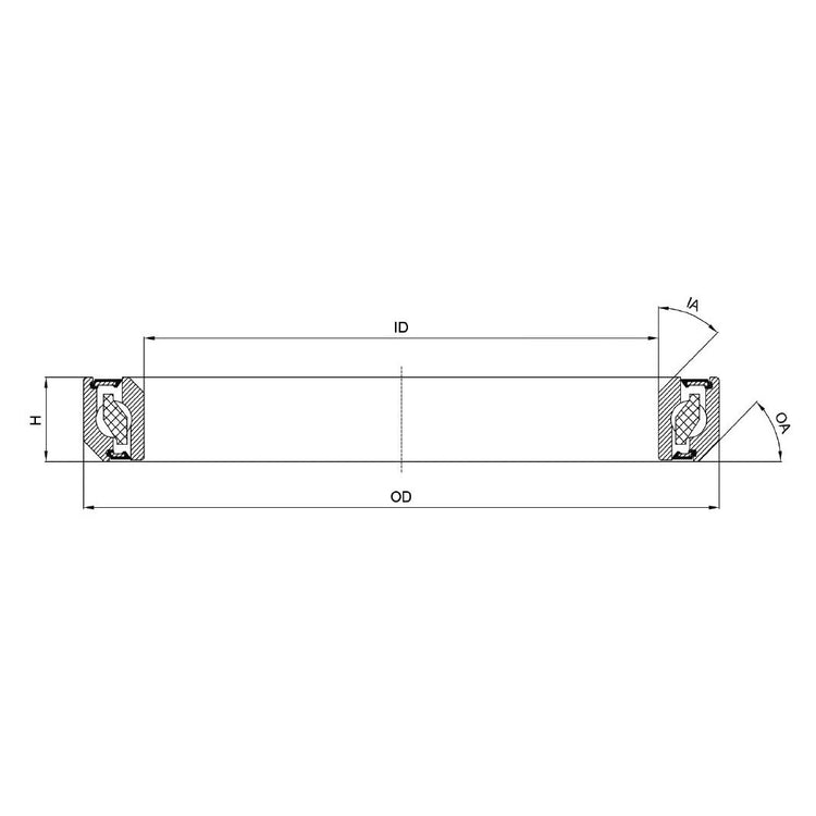 Union kogellager ball bearing cb-768 37x49x6,5